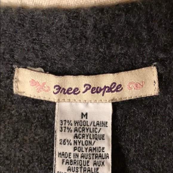 FREE PEOPLE • Charcoal Gray Duster - Picture 5 of 5